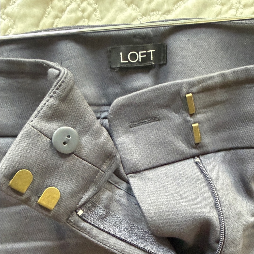 LOFT Women's Charcoal Trousers